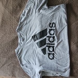 Grey adidas tee